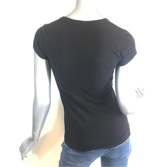 Women's Small-XS MICHAEL JACKSON Black Fitted T-Shirt “King of Pop”. - Picture 7 of 13